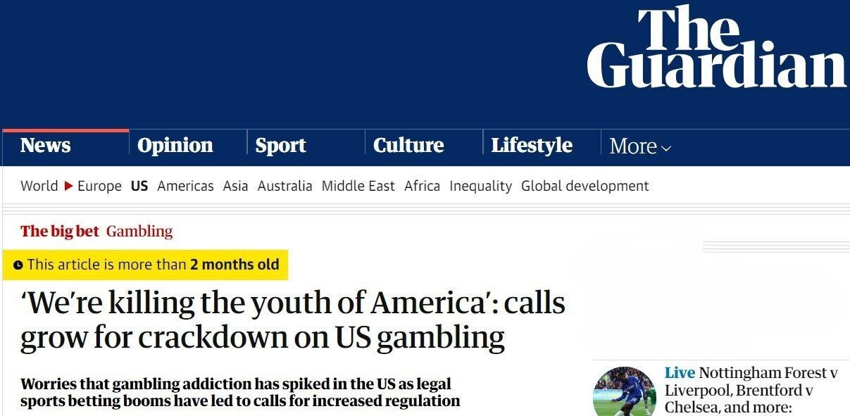 درآمد ۱۱ میلیاردی دولت آمریکا از شرط‌بندی در ورزش/ ضرر اقتصادی به صنایع، روی دیگر سکه قمار