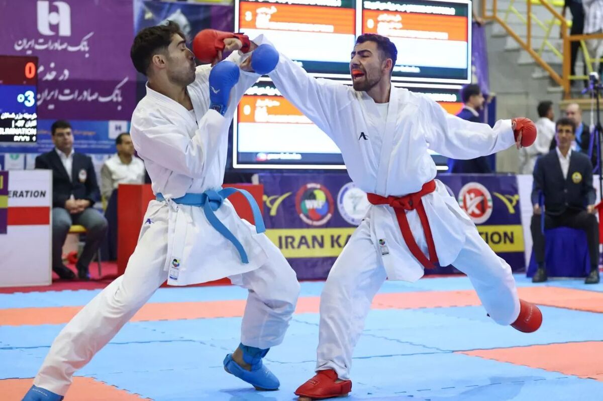 پایان مسابقات کاراته قهرمانی کشور مردان با معرفی نفرات برتر