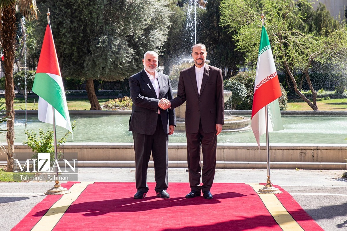 استقبال امیرعبداللهیان از هنیه؛ وزیر امور خارجه و رئیس دفتر سیاسی حماس گفت‌وگو کردند