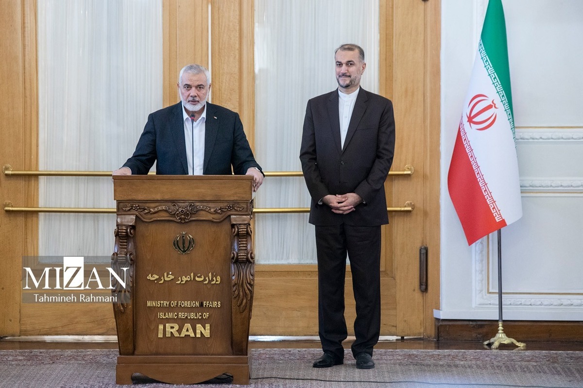 هنیه: ایران در صف مقدم حمایت از آرمان فلسطین ایستاده است