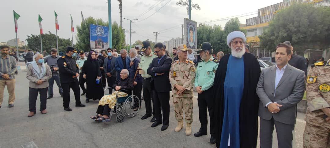 پیکر شهید مجتبی شهیدی تختی در استان هرمزگان تشییع شد پیکر شهید مجتبی شهیدی تختی در استان هرمزگان تشییع شد