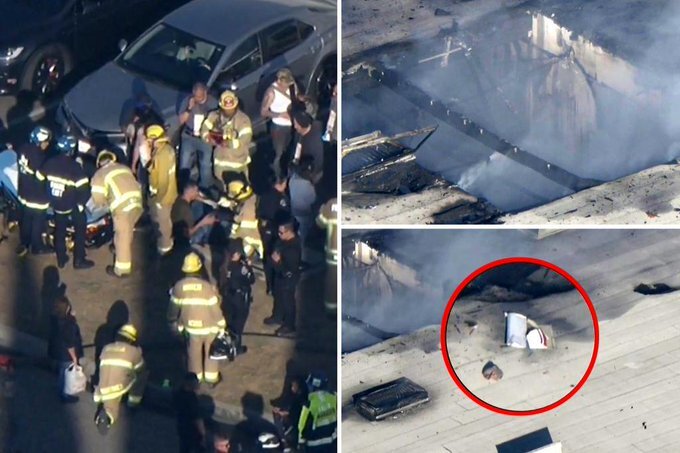 برحورد هواپیمای سبک با ساختمانی در کالیفرنیا؛ ۲ کشته و ۱۸ مجروح برحورد هواپیمای سبک با ساختمانی در کالیفرنیا؛ ۲ کشته و ۱۸ مجروح