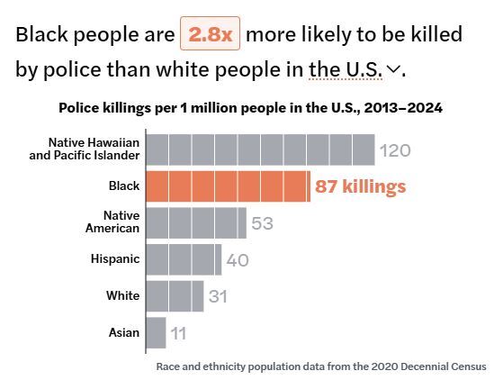 رکورد قتل شهروندان ازسوی پلیس آمریکا در سال ۲۰۲۴؛ بیش از هزار و ۳۰۰ نفر به قتل رسیدند رکورد قتل شهروندان ازسوی پلیس آمریکا در سال ۲۰۲۴؛ بیش از هزار و ۳۰۰ نفر به قتل رسیدند