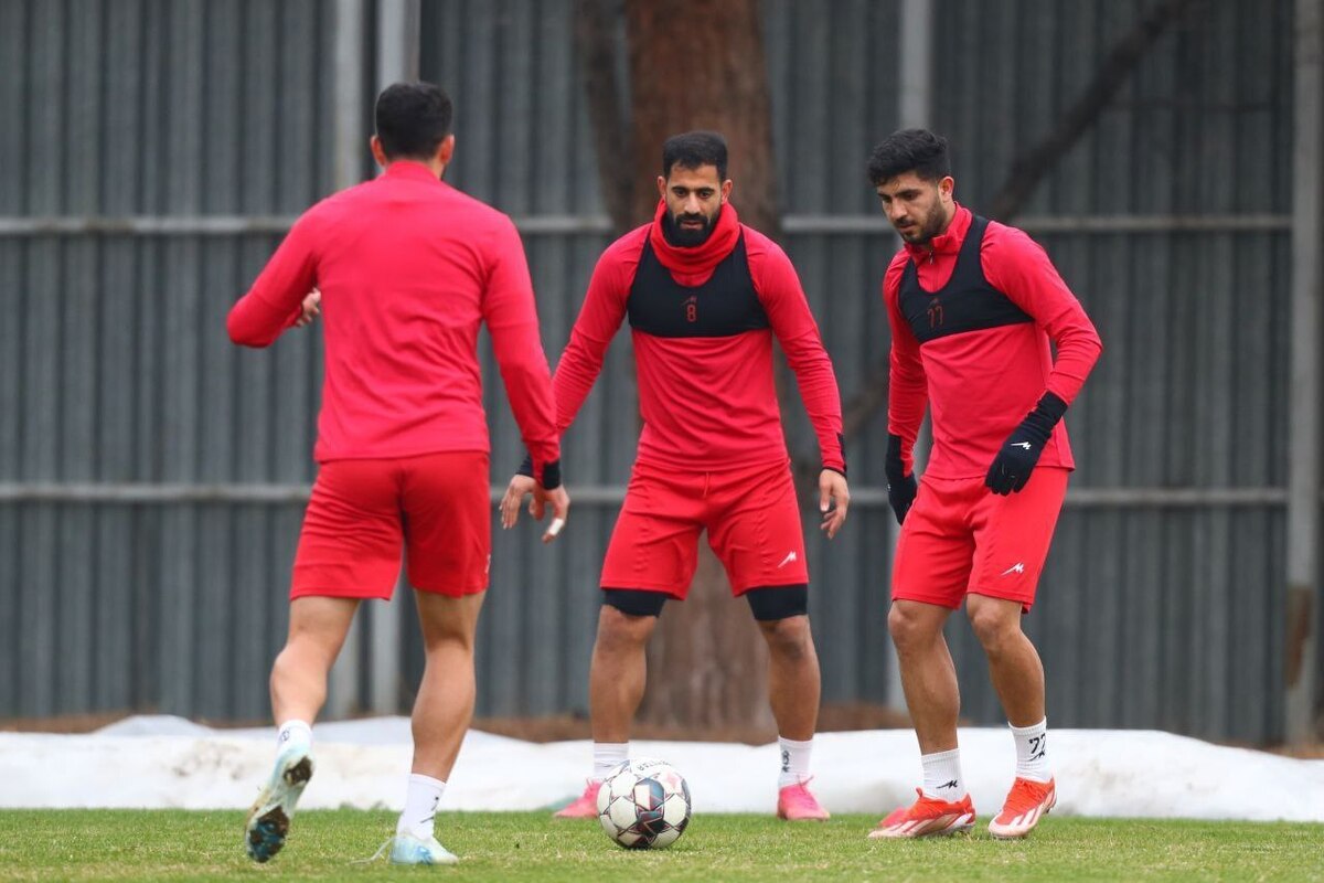 تمرینات پرسپولیس استارت خورد، امیری نرم دویدن را آغاز کرد