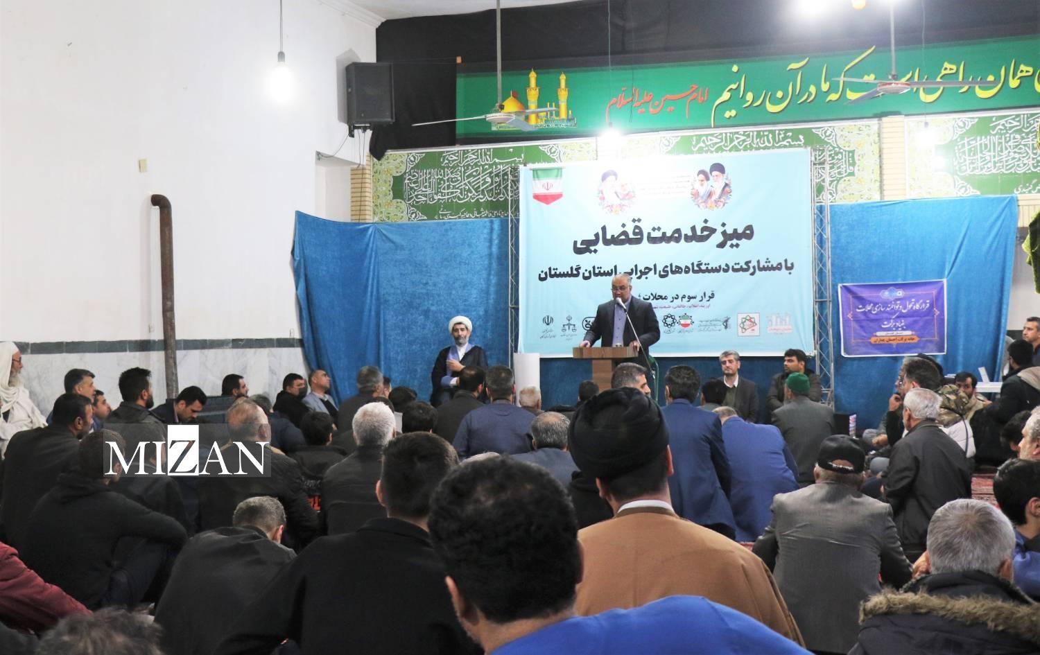 رئیس کل دادگستری گلستان: پیگیری مستقیم مشکلات مردم با محوریت مساجد ادامه خواهد داشت