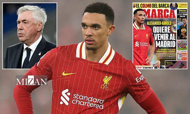 ترنت الکساندر آرنولد گوش به زنگ برای تماس رئال مادرید! ترنت الکساندر آرنولد گوش به زنگ برای تماس رئال مادرید!