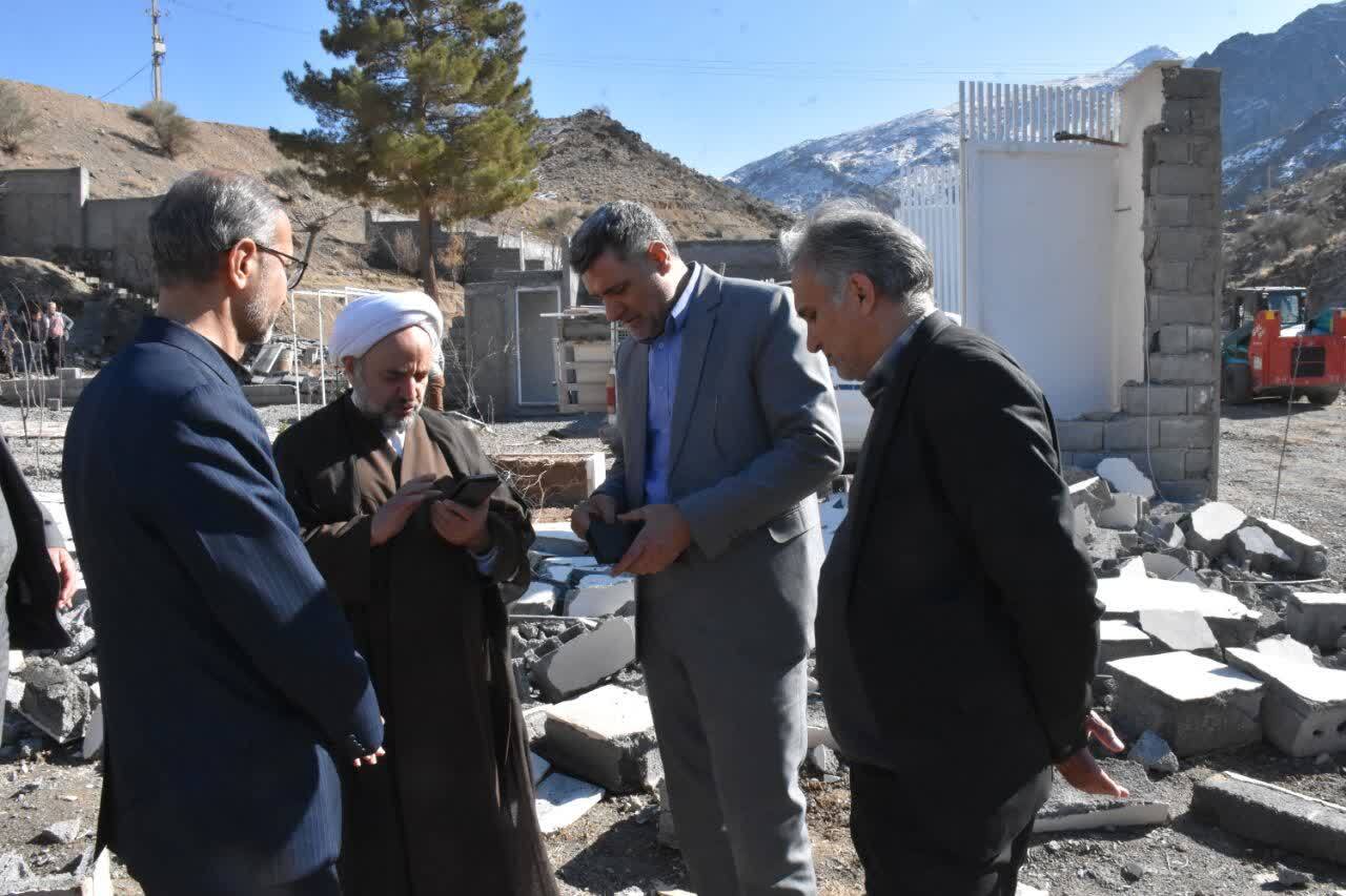 رئیس کل دادگستری خراسان جنوبی: بنا‌های غیرمجاز در روستای چهارده پایین بیرجند تخریب شد