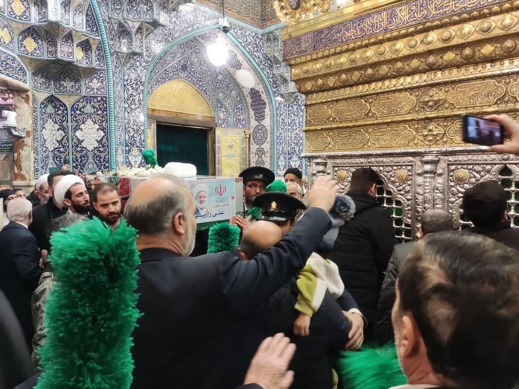 برگزاری مراسم تشییع پیکر حجج‌الاسلام والمسلمین شهیدان رازینی و مقیسه در قم