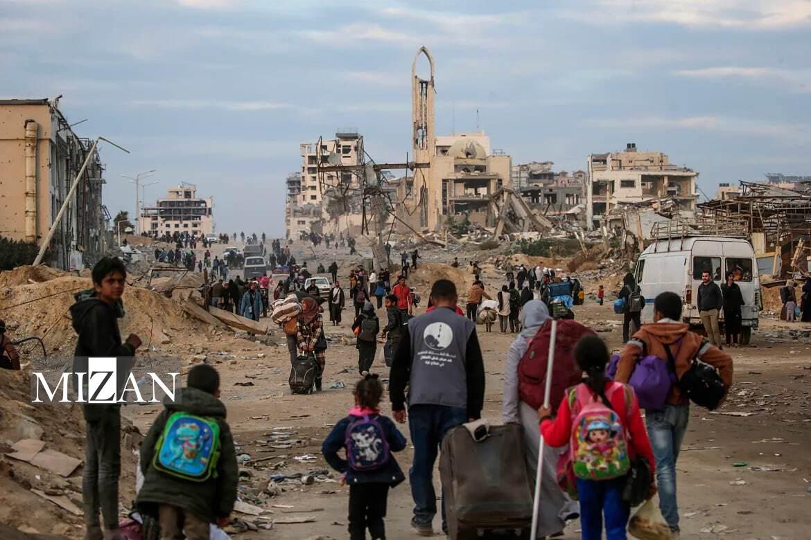 مواجهه فلسطینی‌های بازگشته به شمال غزه با ویرانی و نبود امکانات