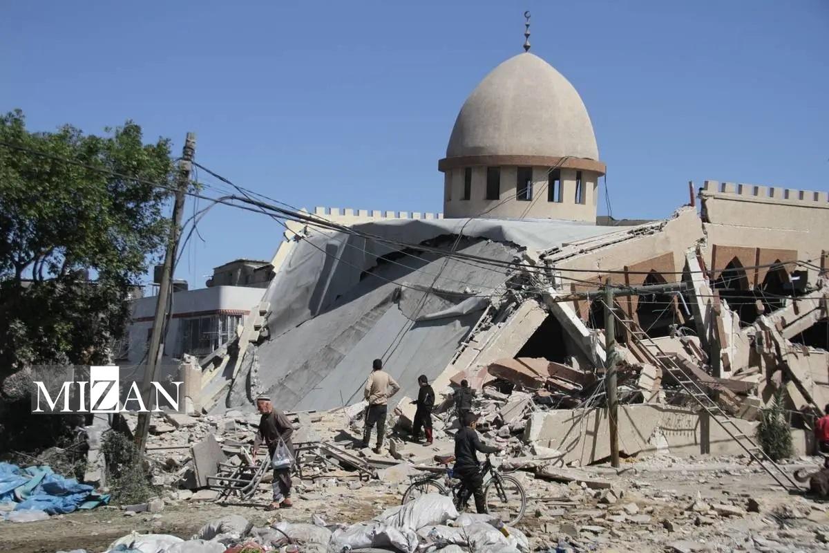 بازگشت فلسطینیان به خانه‌های ویران‌شده خود در شمال غزه