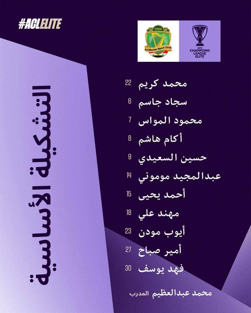 اعلام ترکیب استقلال و الشرطه/ دروازه‌بان نماینده عراق مصدوم شد + تصویر