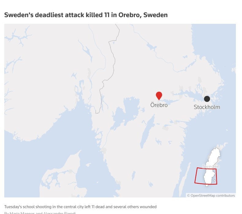 تشدید قوانین اسلحه و امنیت در مدرسه‌ها؛ پیامد‌های مواجهه سوئد با بدترین تیراندازی مرگ‌بار