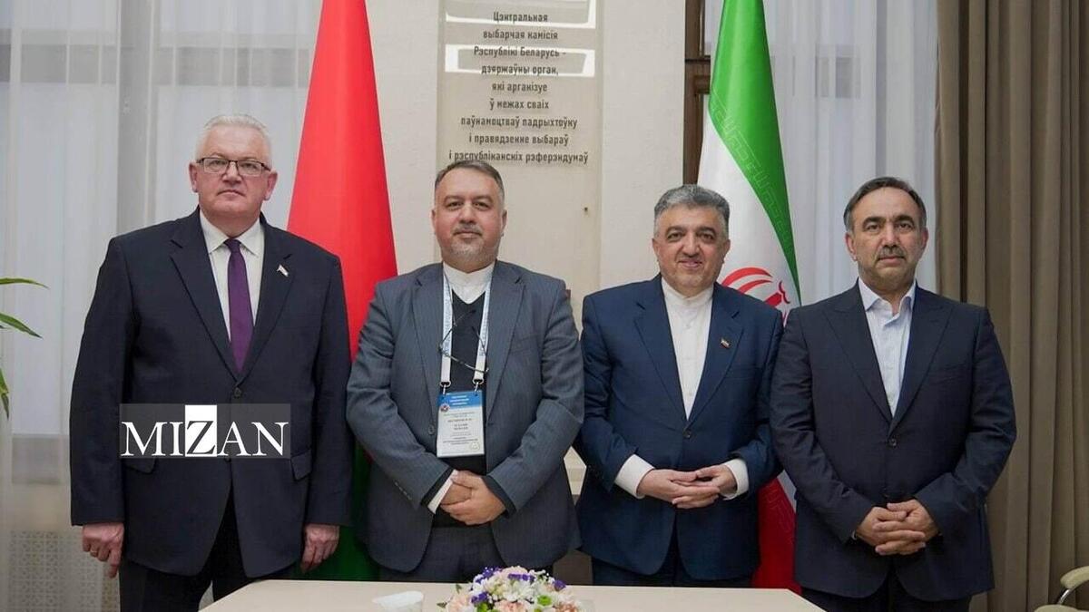 دیدار هیئت ایرانی با رئیس کمیسیون مرکزی انتخابات بلاروس