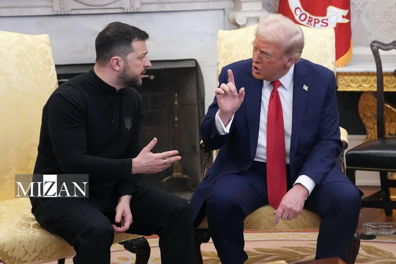 تنش لفظی روسای جمهور آمریکا و اوکراین/ زلنسکی از کاخ سفید اخراج شد