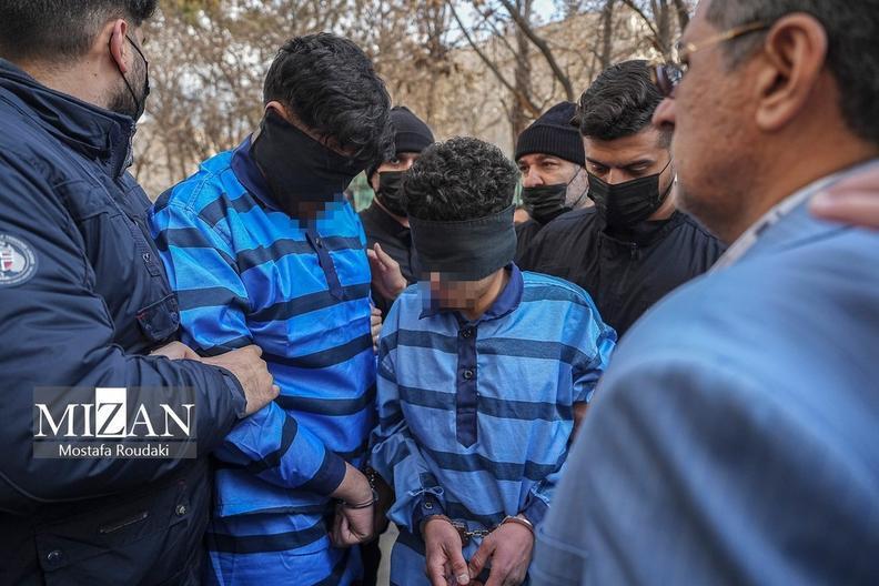 متهمان پرونده قتل دانشجوی دانشگاه تهران برخورد قاطع قوه قضاییه با مخلان امنیت و مرتکبان جرایم خشن / پیگیری و اجرای حکم چند پرونده مهم برهمزنندگان جامعه در سال ۱۴۰۳