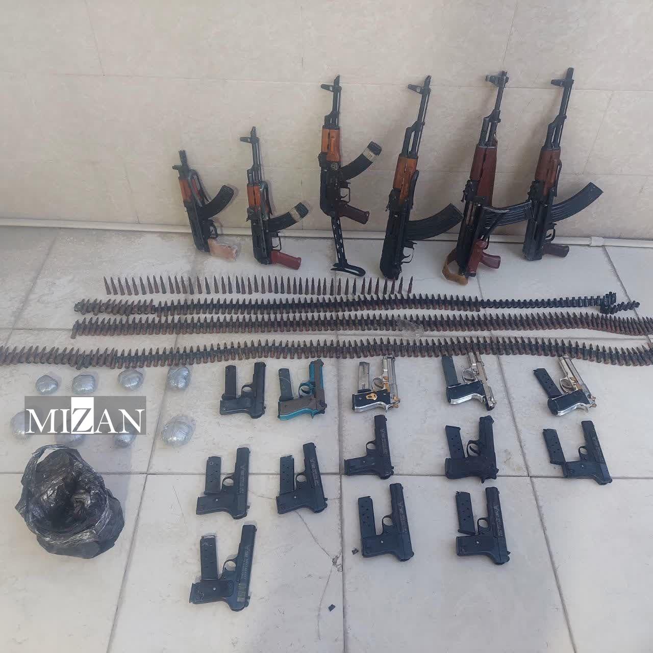 کشف ۴ انبار سلاح‌های گروهک تروریستی ـ تکفیری در سیستان