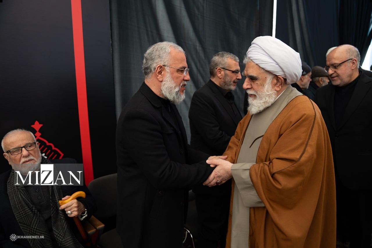 حضور هیأت نمایندگی رهبر انقلاب در مراسم ترحیم و بزرگداشت رهبران شهید حزب‌الله در بیروت