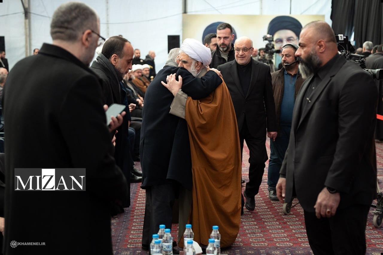 حضور هیأت نمایندگی رهبر انقلاب در مراسم ترحیم و بزرگداشت رهبران شهید حزب‌الله در بیروت