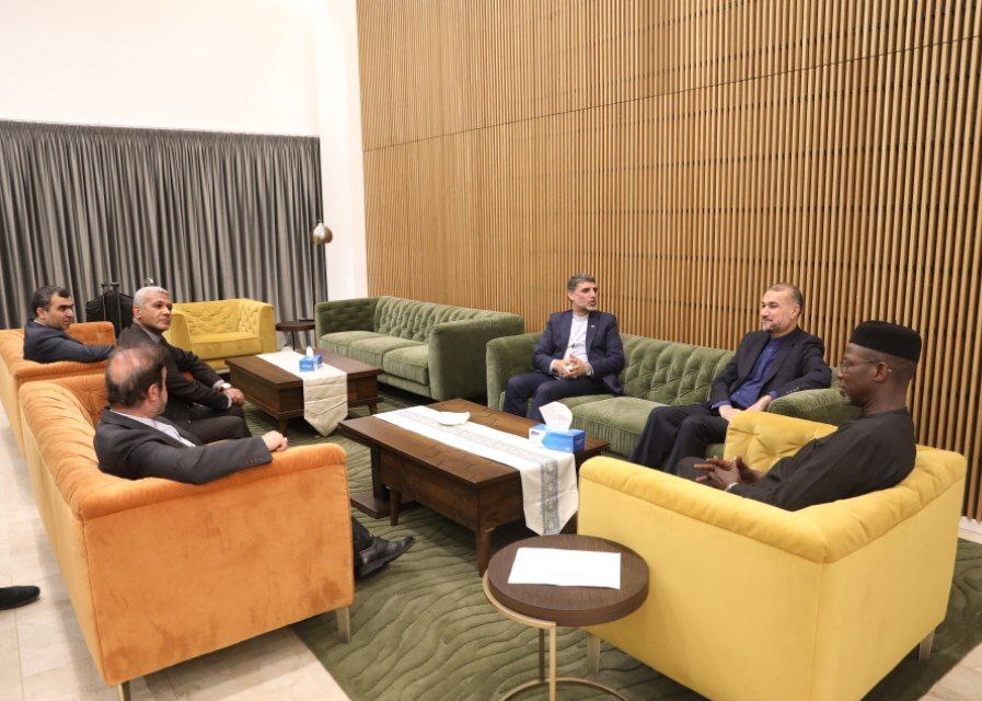 امیرعبداللهیان با مقام‌های گامبیا دیدار کرد