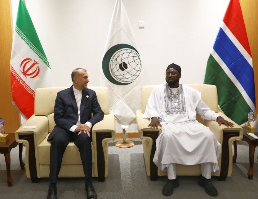 اجلاس سران سازمان همکاری اسلامی در بانجول؛ امیرعبداللهیان با همتایان مصری و عربستانی گفت‌وگو کرد