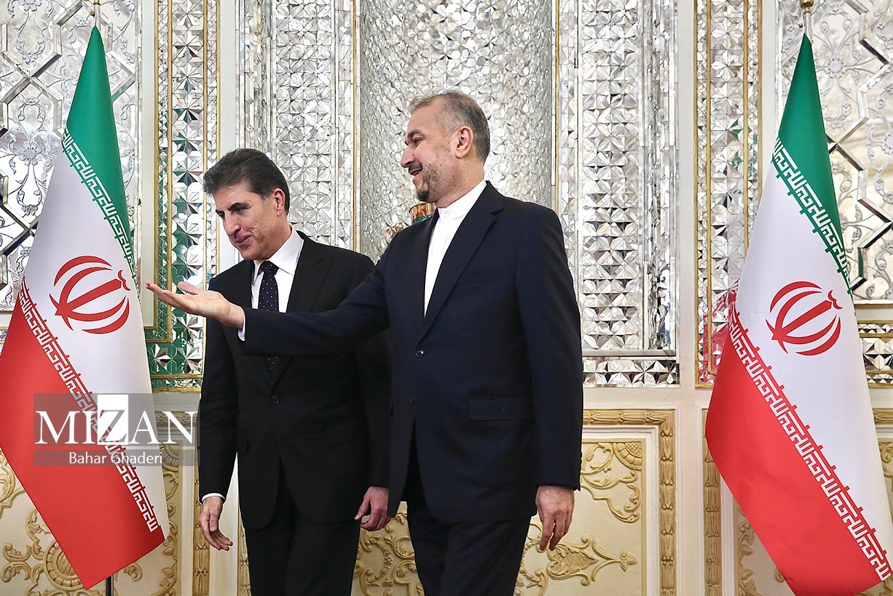 نیچروان بارزانی با امیرعبداللهیان دیدار و گفت‌وگو کرد