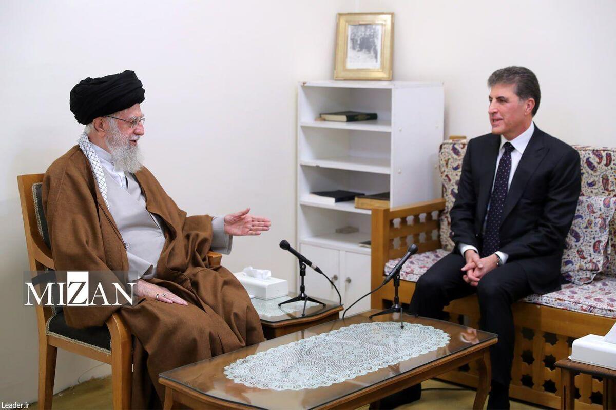 دیدار رئیس اقلیم کردستان عراق با رهبر انقلاب