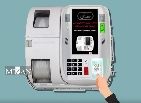 قرار دادن کارت تعرفه در مقابل صندوق الکترونیک