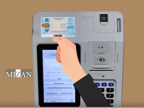 تحویل مدرک شناسایی جهت احراز هویت از طریق دستگاه الکترونیک