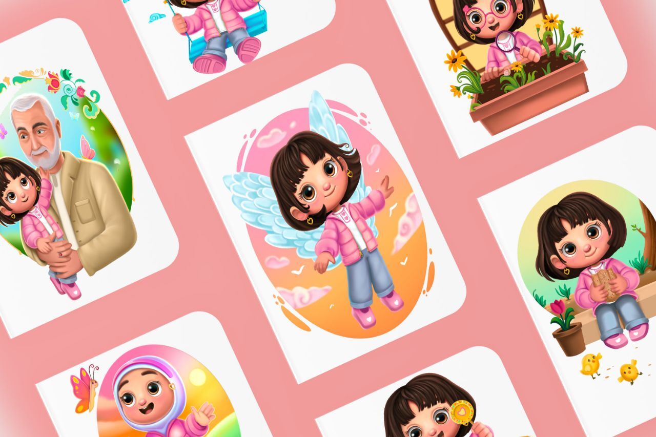 کاراکتر دختر کاپشن صورتی با گوشواره قلبی رونمایی شد کاراکتر دختر کاپشن صورتی با گوشواره قلبی رونمایی شد