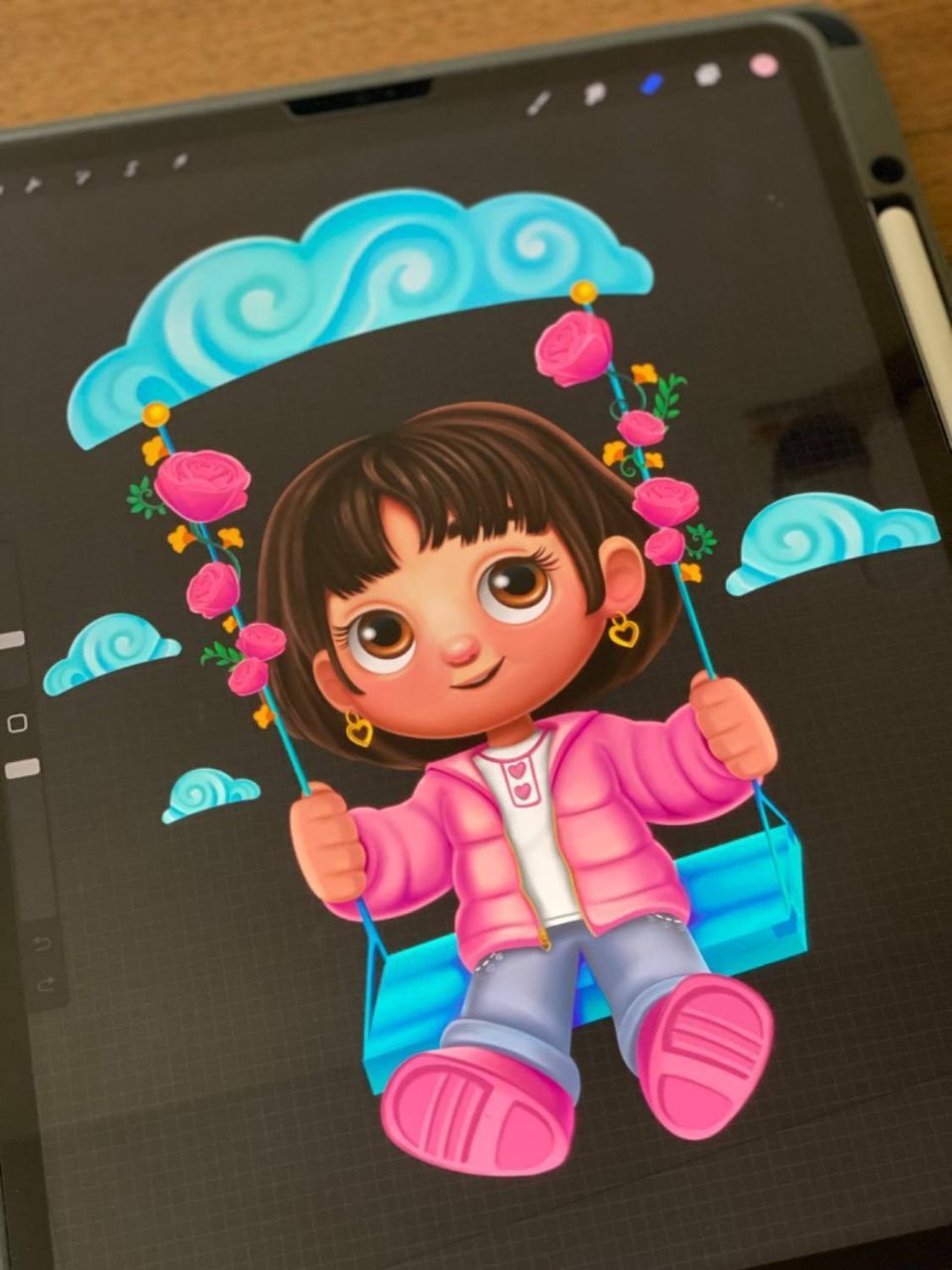 کاراکتر دختر کاپشن صورتی با گوشواره قلبی رونمایی شد کاراکتر دختر کاپشن صورتی با گوشواره قلبی رونمایی شد