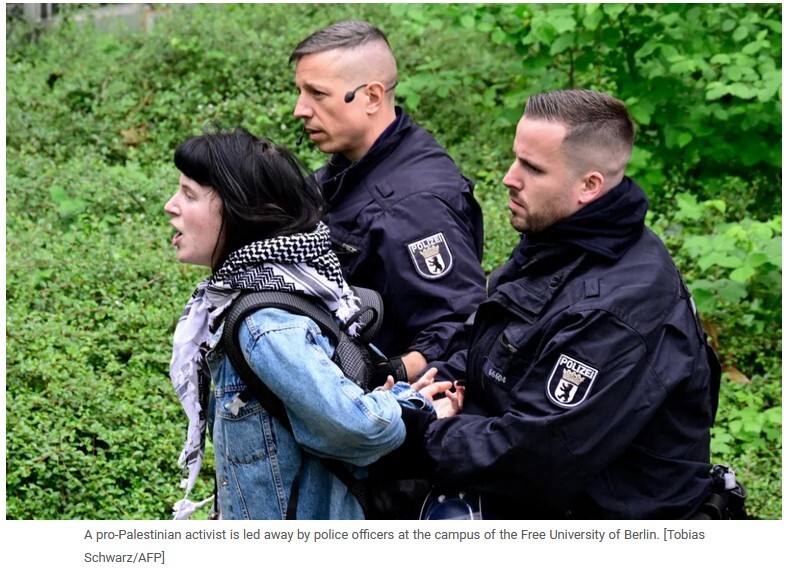 اعتراض دانشجویی در دانشگاه‌های اروپا و حشونت پلیس