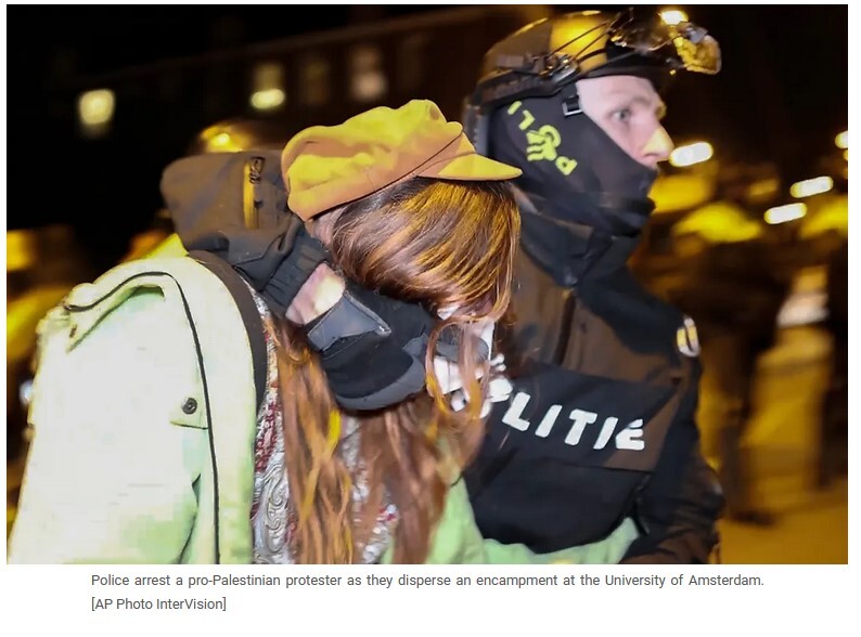 اعتراض دانشجویی در دانشگاه‌های اروپا و حشونت پلیس