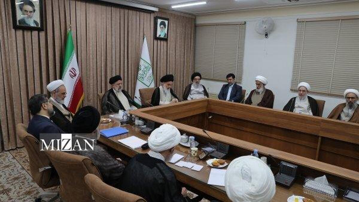 دیدار‌های جداگانه رئیس جمهور با جمعی از علما و اعضای جامعه مدرسین حوزه علمیه قم