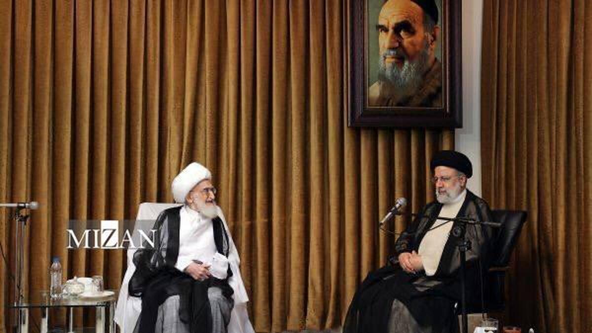 دیدار رئیس جمهور با آیت‌الله العظمی نوری همدانی