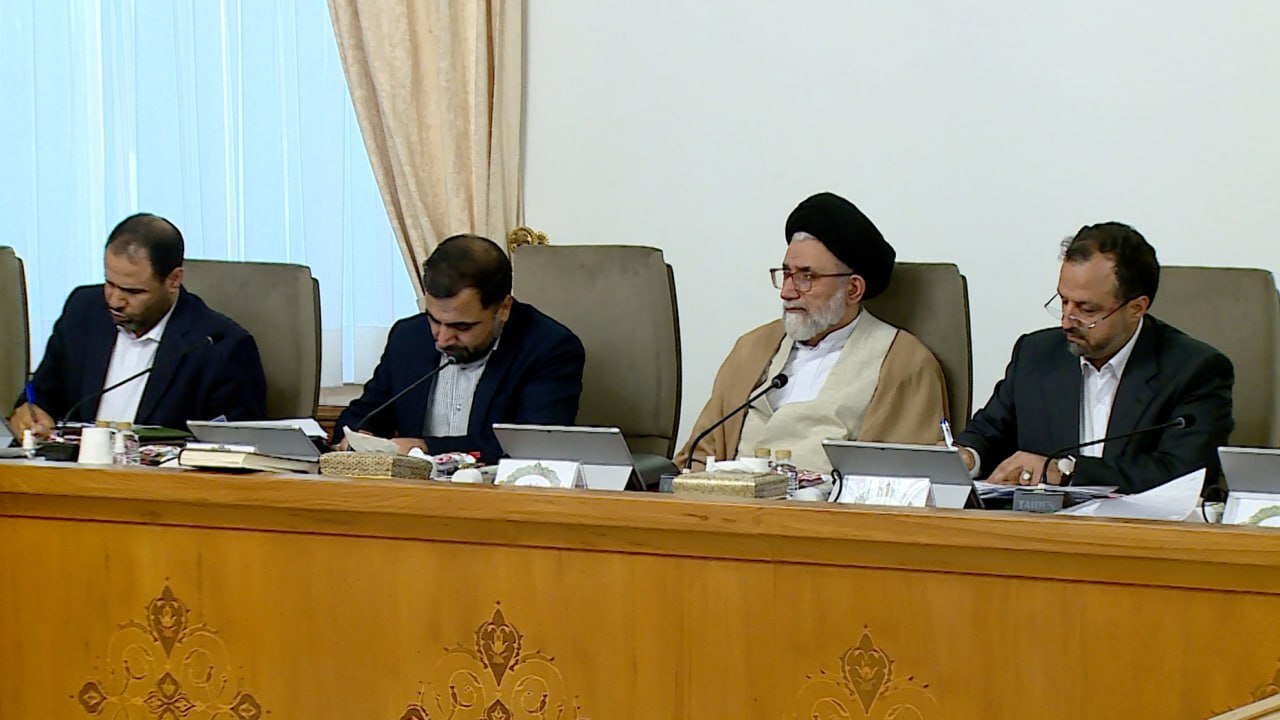جلسه هیئت دولت به ریاست معاون اول رئیس‌جمهور برگزار شد