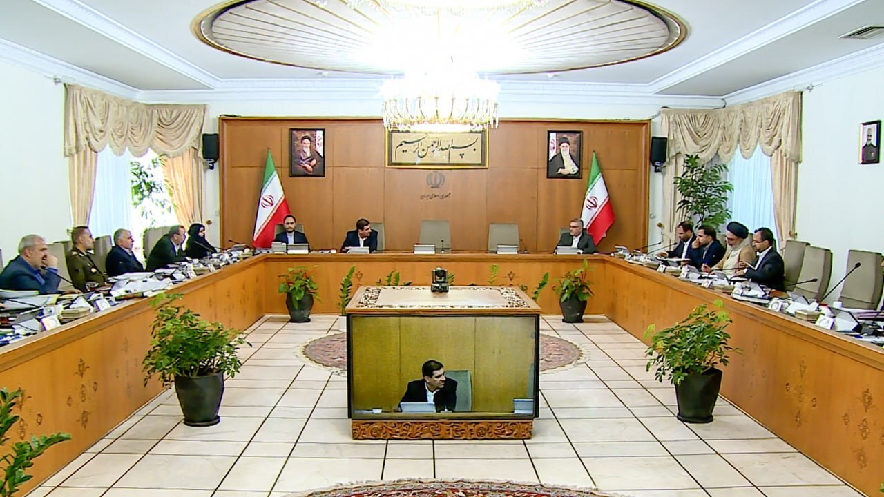 جلسه هیئت دولت به ریاست معاون اول رئیس‌جمهور برگزار شد