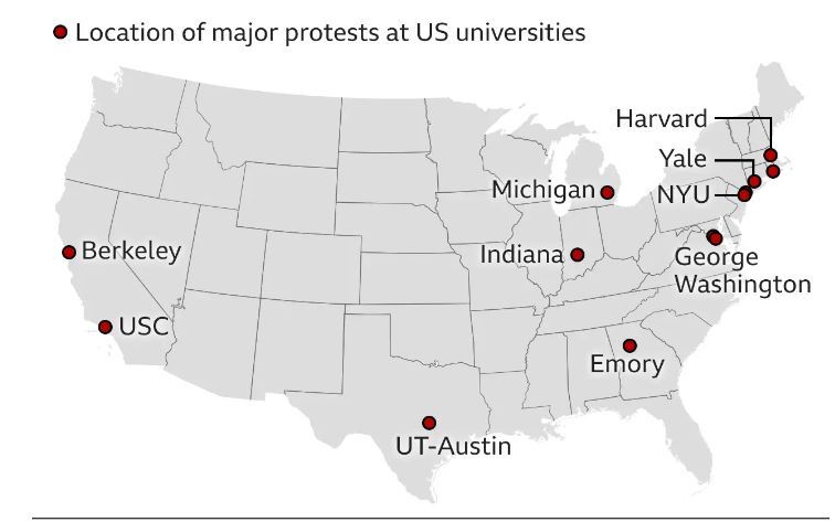 گسترش دامنه تحصن در دانشگاه‌های آمریکا؛ دانشگاه کلمبیا: دخالت پلیس نتیجه معکوس دارد
