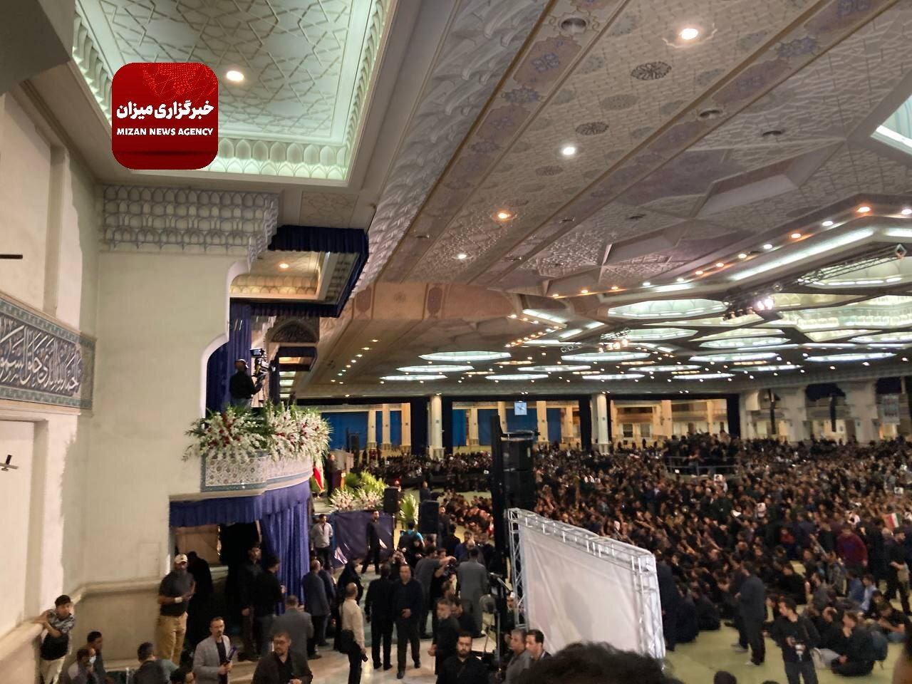 مراسم وداع با پیکر رئیس‌جمهور و همراهان در مصلی امام‌خمینی (ره) تهران