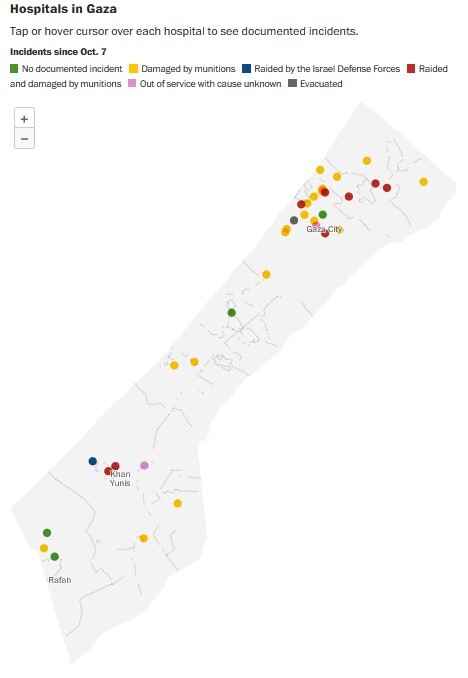 بیمارستان‌ها و اردوگاه‌ها در نوار غزه زیر آتش حمله‌های رژیم صهیونیستی