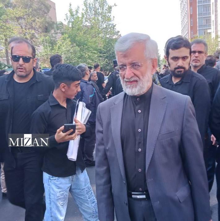 حضور مسئولین و مقامات کشوری در مراسم تشییع رئیس جمهور و همراهان