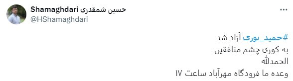 واکنش‌های مجازی به آزادی شهروند ایرانی از زندان سوئد