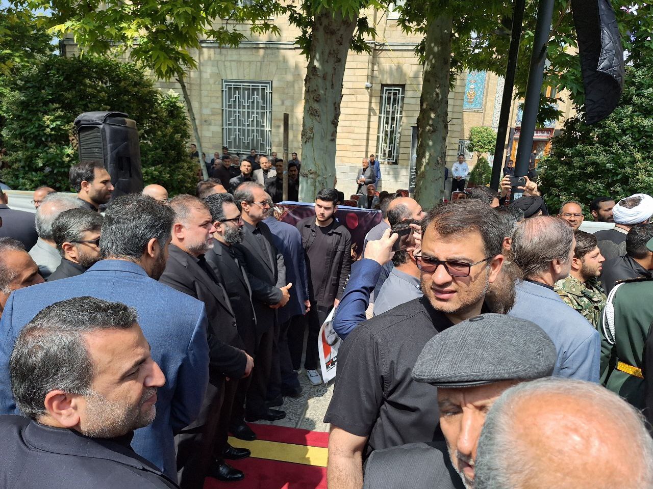 آغاز مراسم تشییع پیکر شهید حسین امیرعبداللهیان