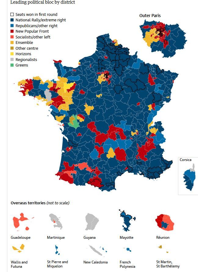 تحولات انتخاباتی فرانسه؛ جدال مکرون برای ماندن در قدرت