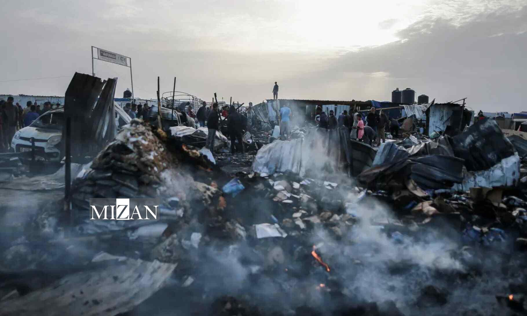 بمباران منطقه المواصی در غزه؛ منطقه امن دیگری که هدف قرار گرفت