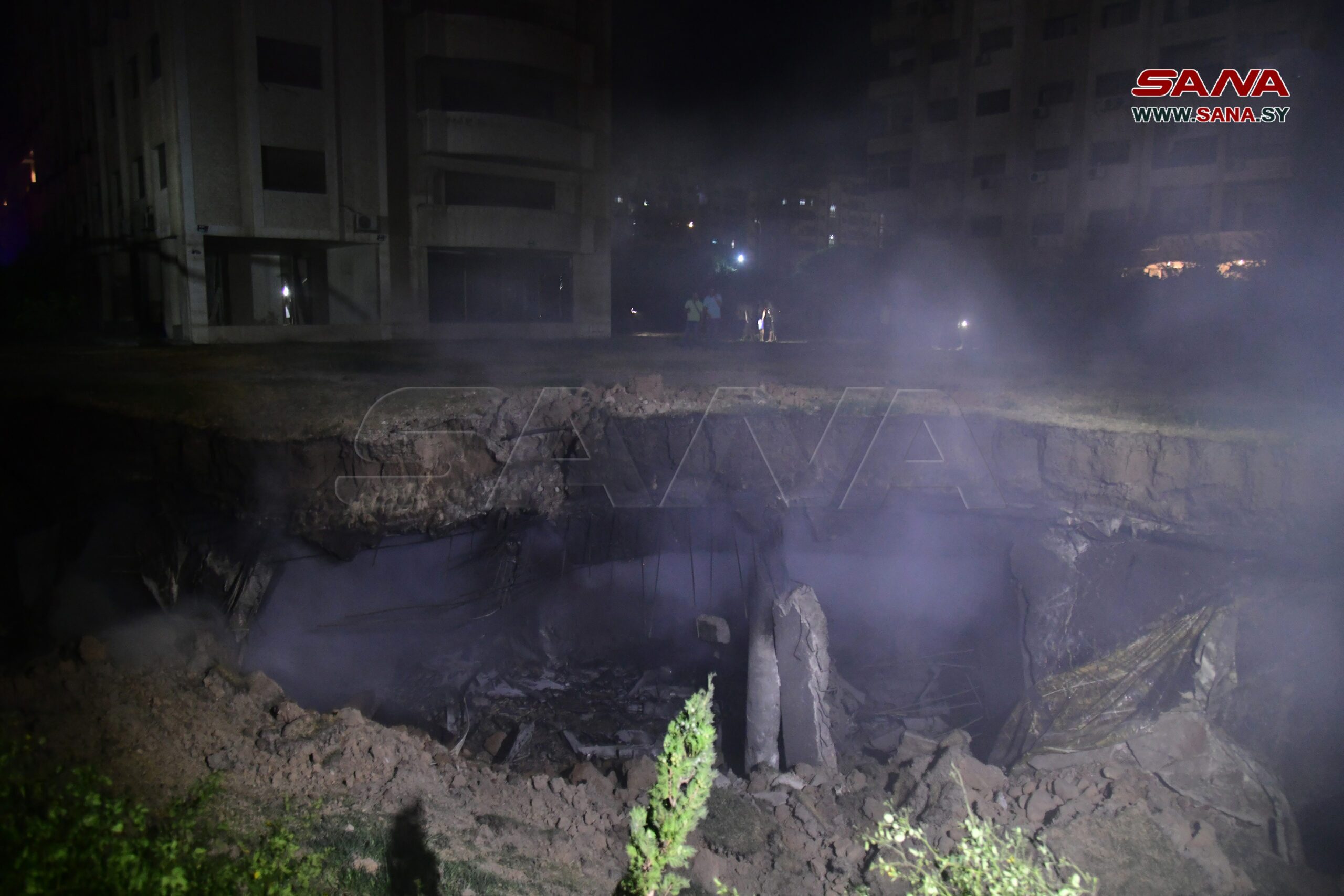 مقابله پدافند هوایی سوریه با تجاوز رژیم صهیونیستی به دمشق