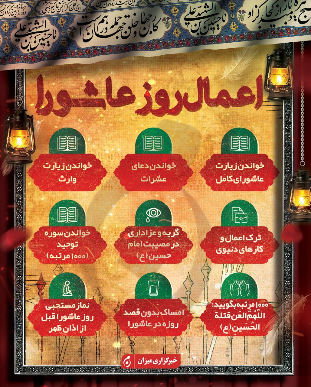 اینفوگرافیک |اعمال روز عاشورا
