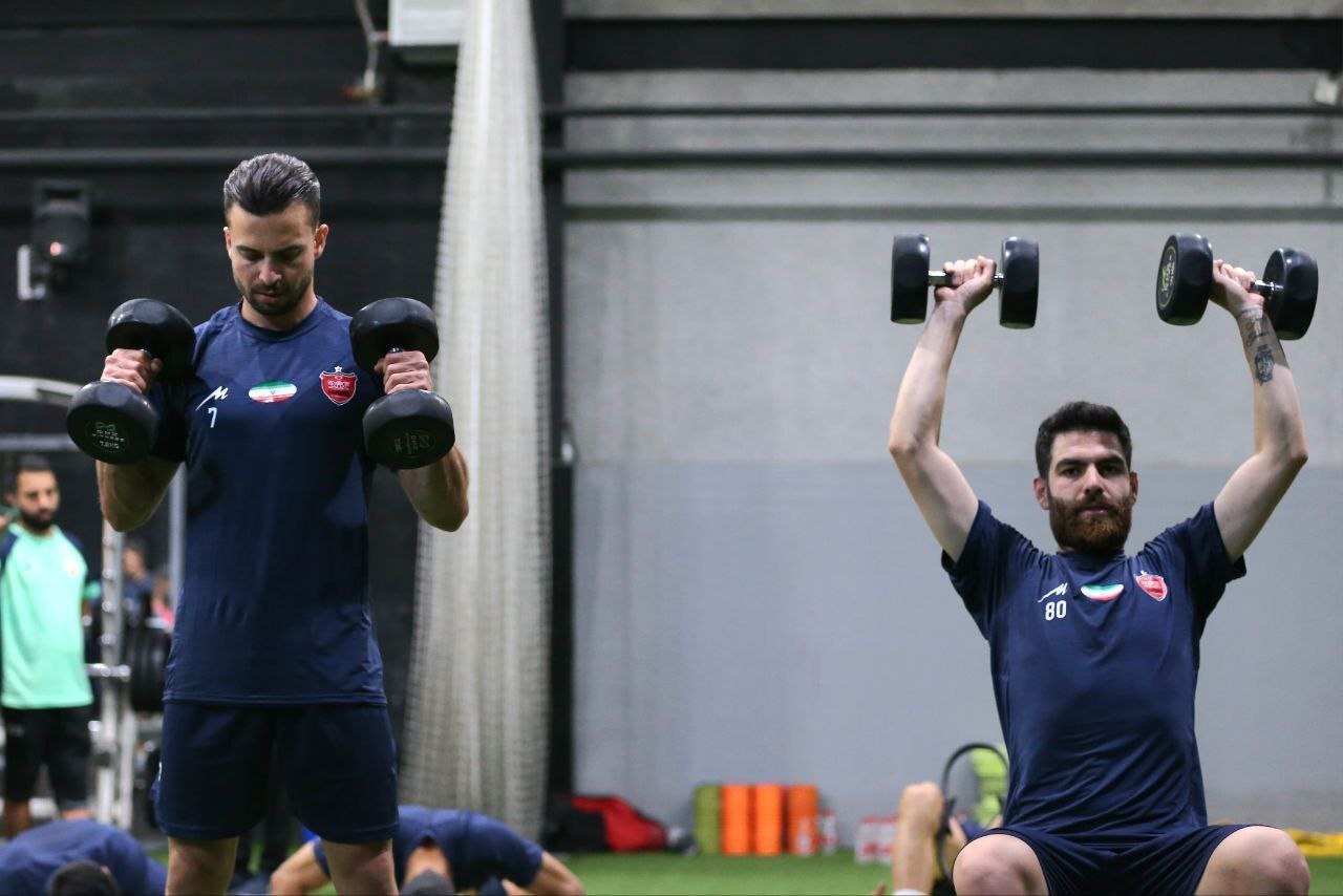 در تمرین یک ساعته پرسپولیس با حضور گاریدو چه گذشت؟ + عکس