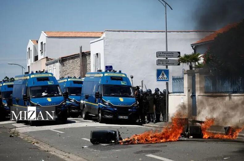 تشدید خشونت پلیس فرانسه در آستانه المپیک؛ استفاده از گاز اشک‌آور علیه معترضان