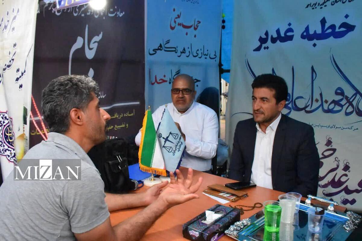 میز خدمت مشاوره قضایی در یاسوج برپا شد