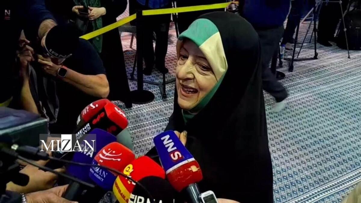 معصومه ابتکار رای خود را به صندوق انداخت